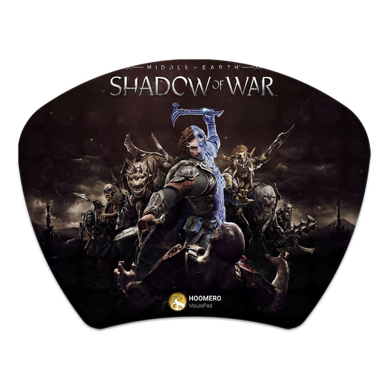 ماوس پد هومرو مدل MC498 طرح بازی Shadow of War سرزمین میانه