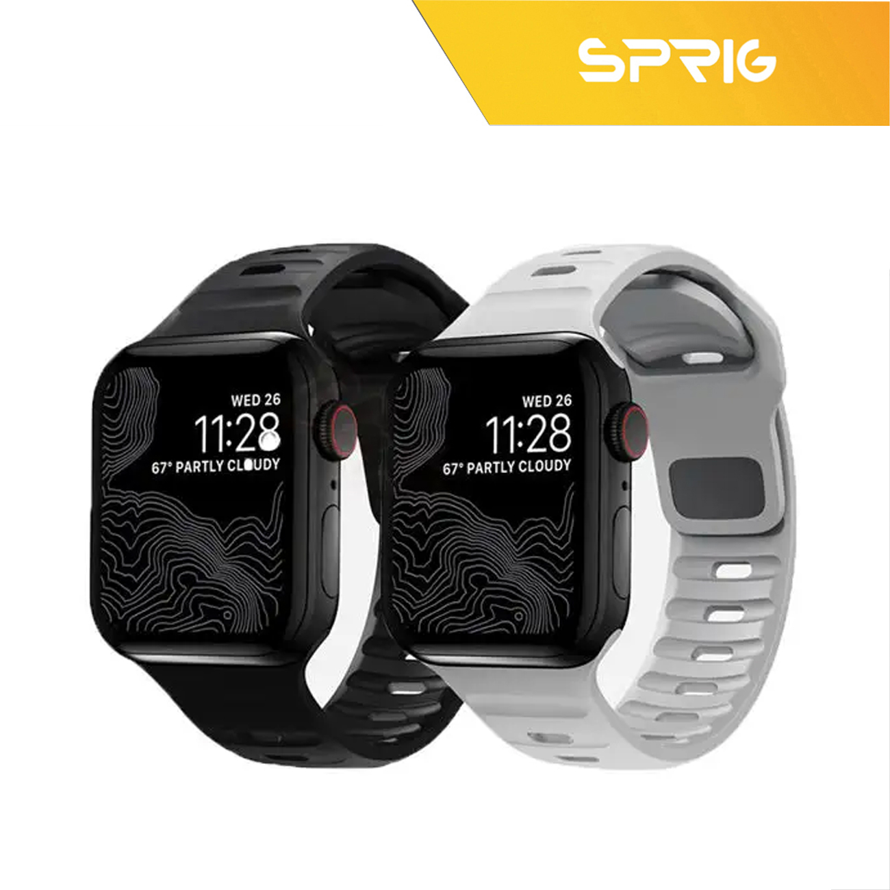 بند اسپریگ مدل Spig Sport strap مناسب برای اپل واچ 42 / 44 / 45 / 49 میلی متر