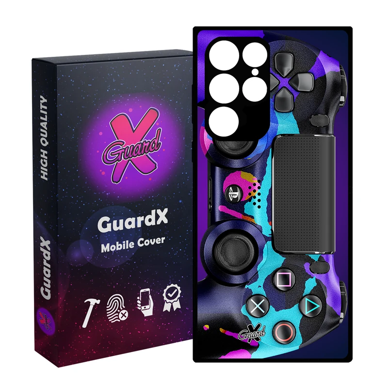 کاور گارد ایکس طرح PS4 Controller مدل Glass10089 مناسب برای گوشی موبایل سامسونگ Galaxy S23 Ultra