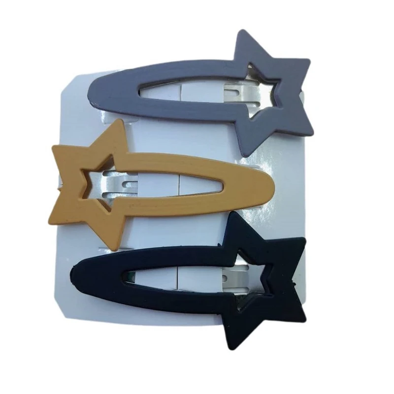 گیره مو دخترانه مدل تق تقی کد 0400 مجموعه 3 عددی