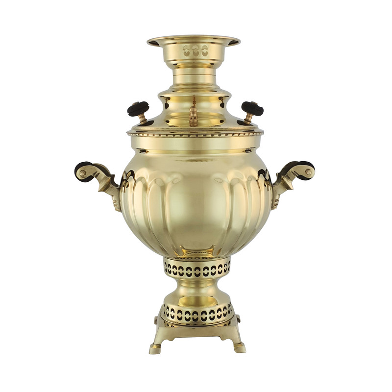 سماور زغالی عبدی مدل صدف گنجایش 5 لیتر