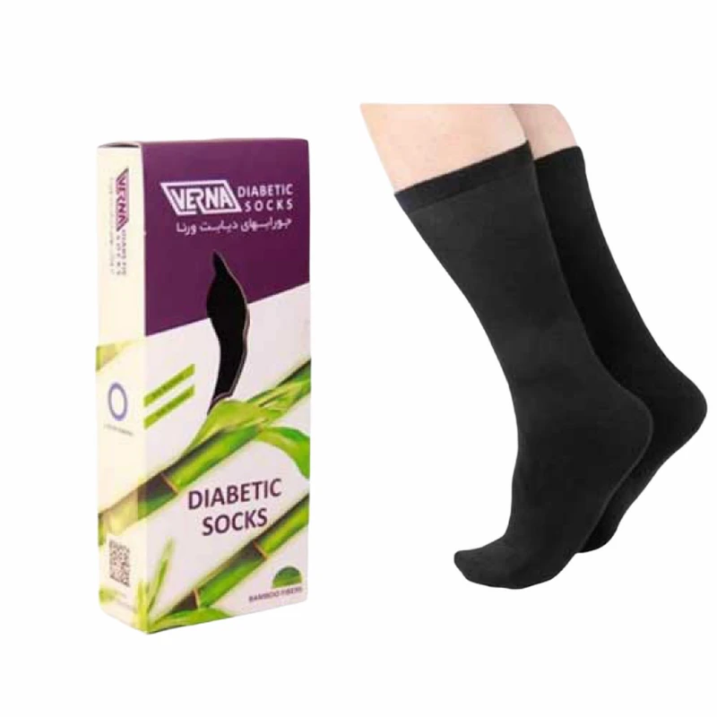 عکس شماره 3 : جوراب دیابت ورنا مدل بامبو