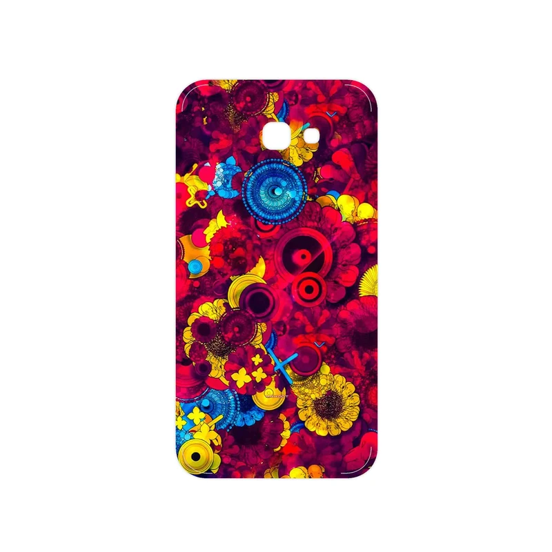 برچسب پوششی ماهوت مدل Vector Flower Garden Digital Art مناسب برای گوشی موبایل سامسونگ Galaxy A7 2017