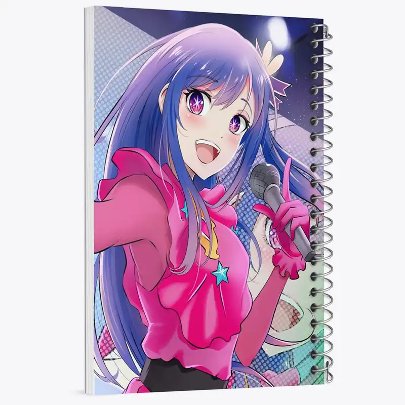 دفتر نقاشی 50 برگ خندالو مدل هوشینو انیمه اوشی نو کو ستاره من Oshi No Ko کد 27473