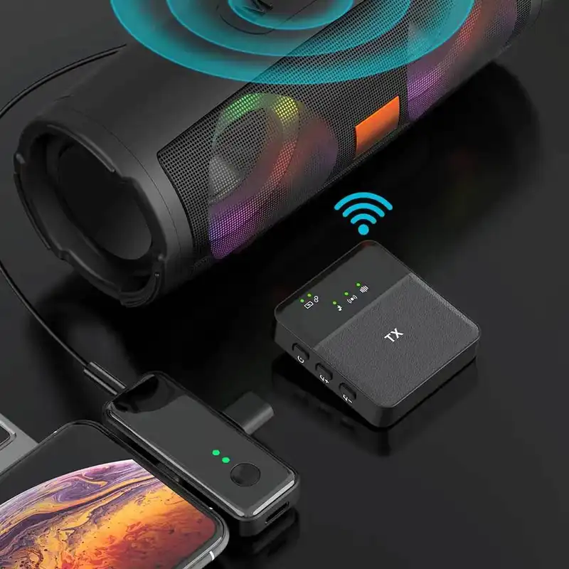 میکروفن یقه ای بی سیم مدل answer SX8 lightning