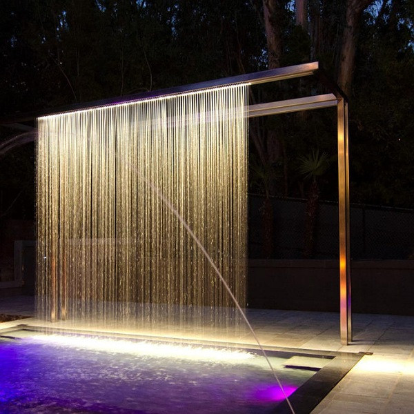 فواره آب نما نازل پرده آب مدل بارانی