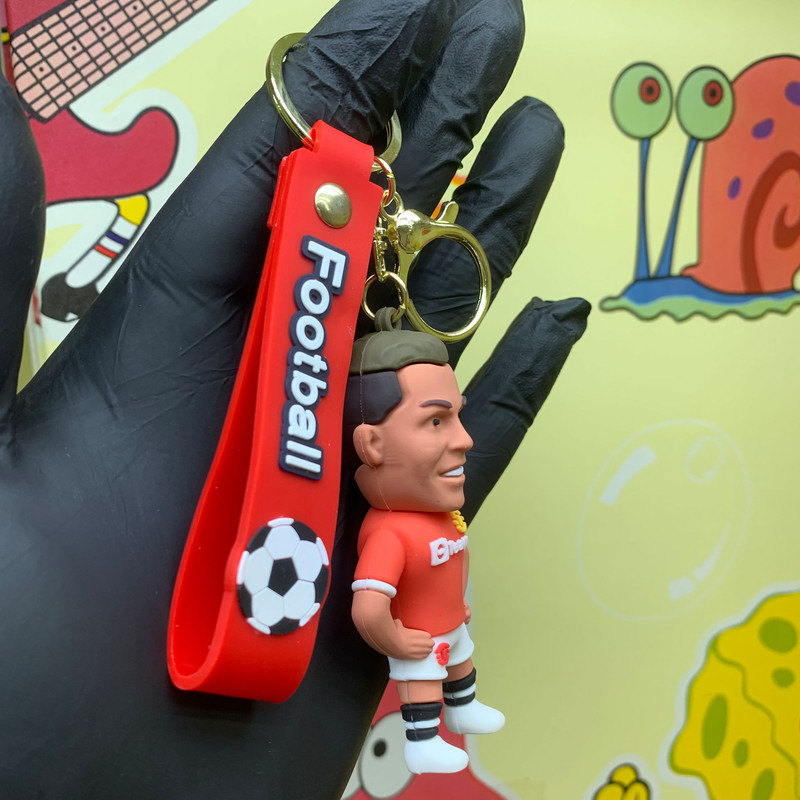 جاکلیدی مدل سیلیکونی طرح رونالدو با لباس منچستر یونایتد