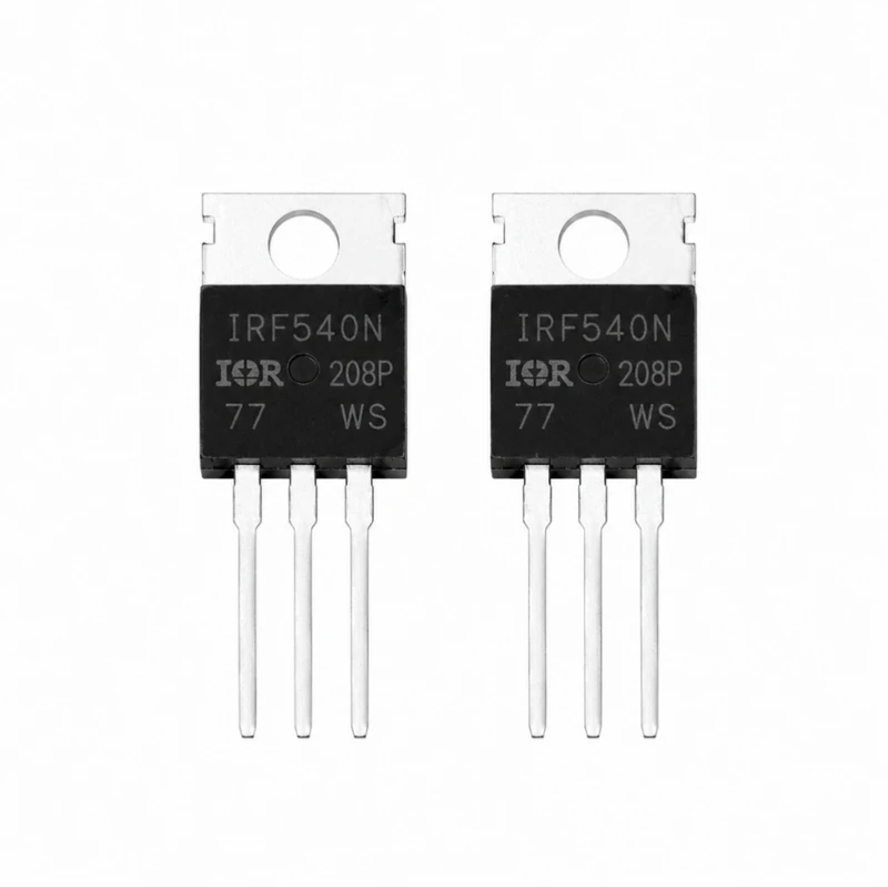 ماسفت مدل IRF540 پکیج TO-220 بسته ۲ عددی
