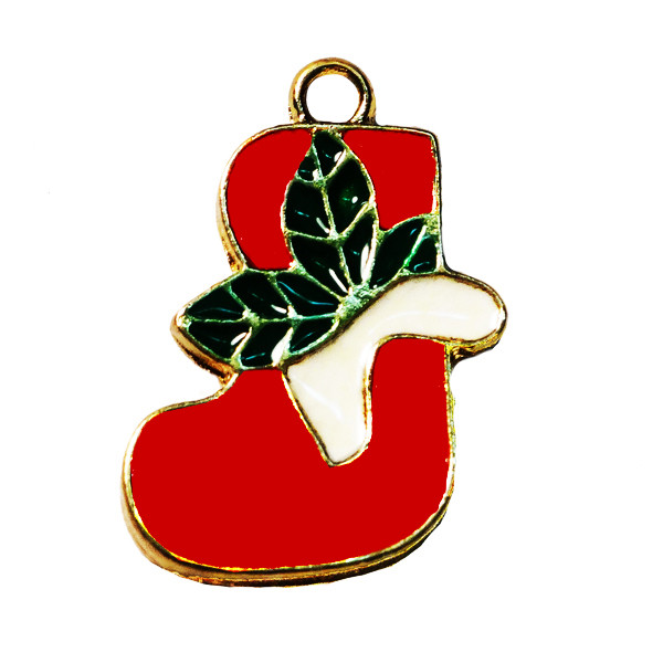 آویز گردنبند مدل جوراب کد AG 557