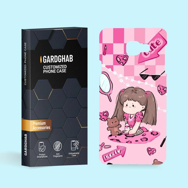 کاور گارد قاب مدل دخترانه مناسب برای گوشی موبایل سامسونگ Galaxy A7 2016 / A710