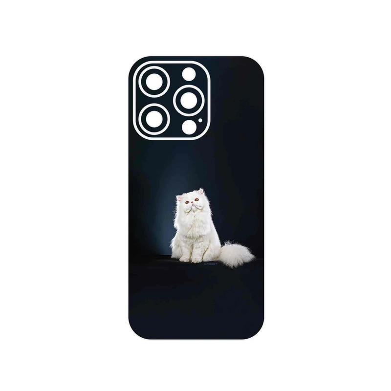 برچسب پوششی ماهوت مدل Persian_cat مناسب برای گوشی موبایل اپل iPhone 14 Pro