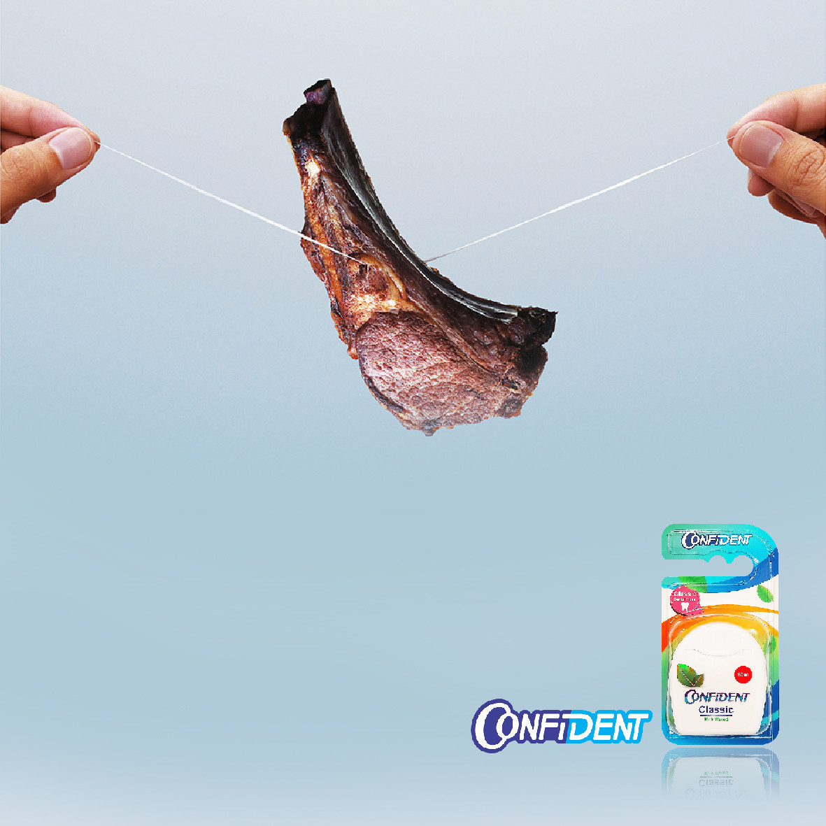 نخ دندان کانفیدنت مدل کلاسیک مجموعه 3 عددی