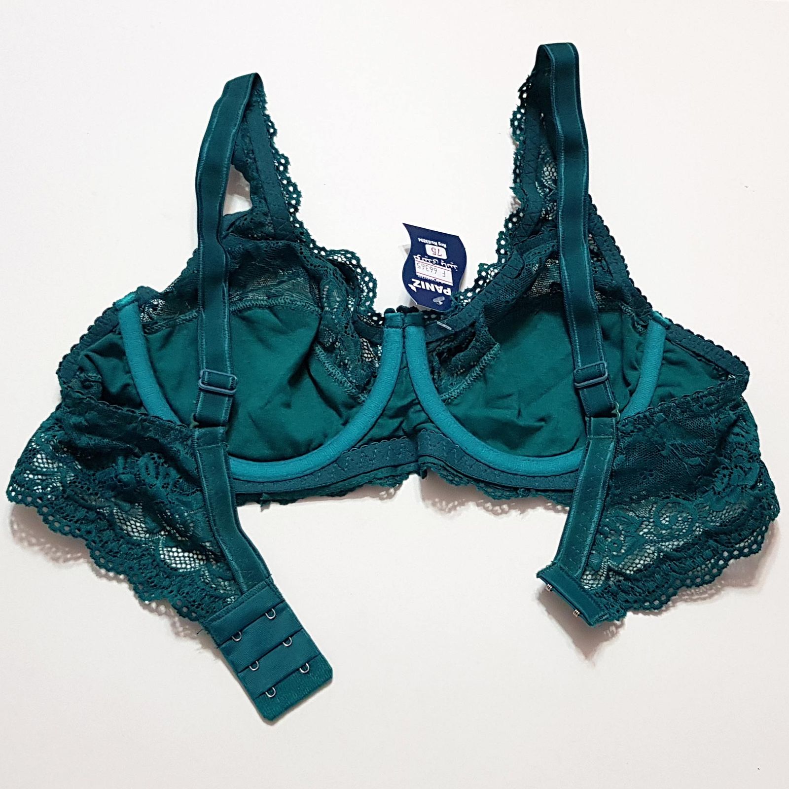 سوتین زنانه پانیذ مدل گیپوری فنردار کد 66365-new -  - 5