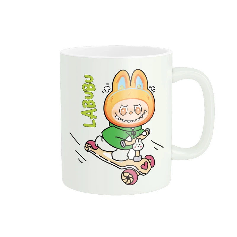 ماگ پاد آفرین طرح عروسک لبوبو کد 5999