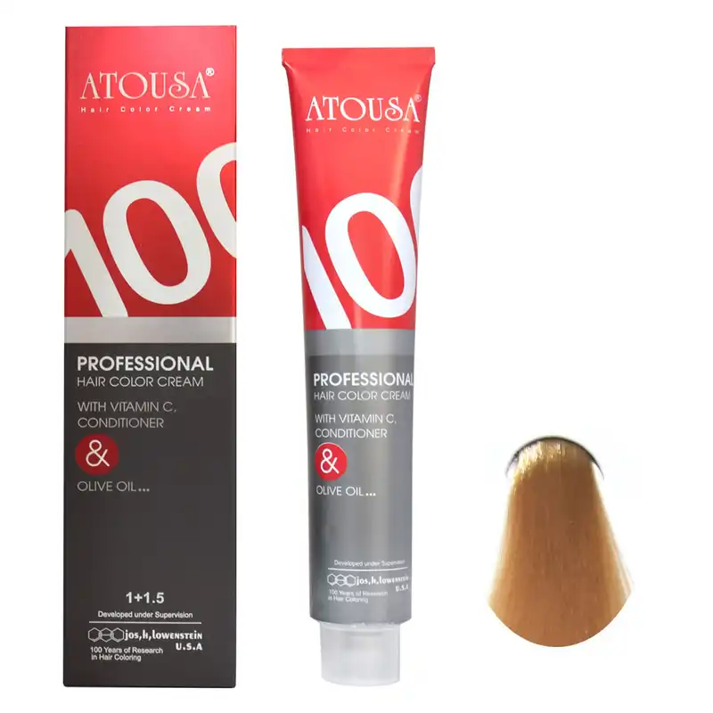 رنگ مو آتوسا شماره N9 حجم 100 میلی لیتر رنگ بلوند پلاتینه