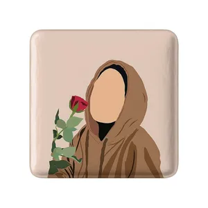 مگنت خندالو مدل مینیمال باحجاب کد 28684
