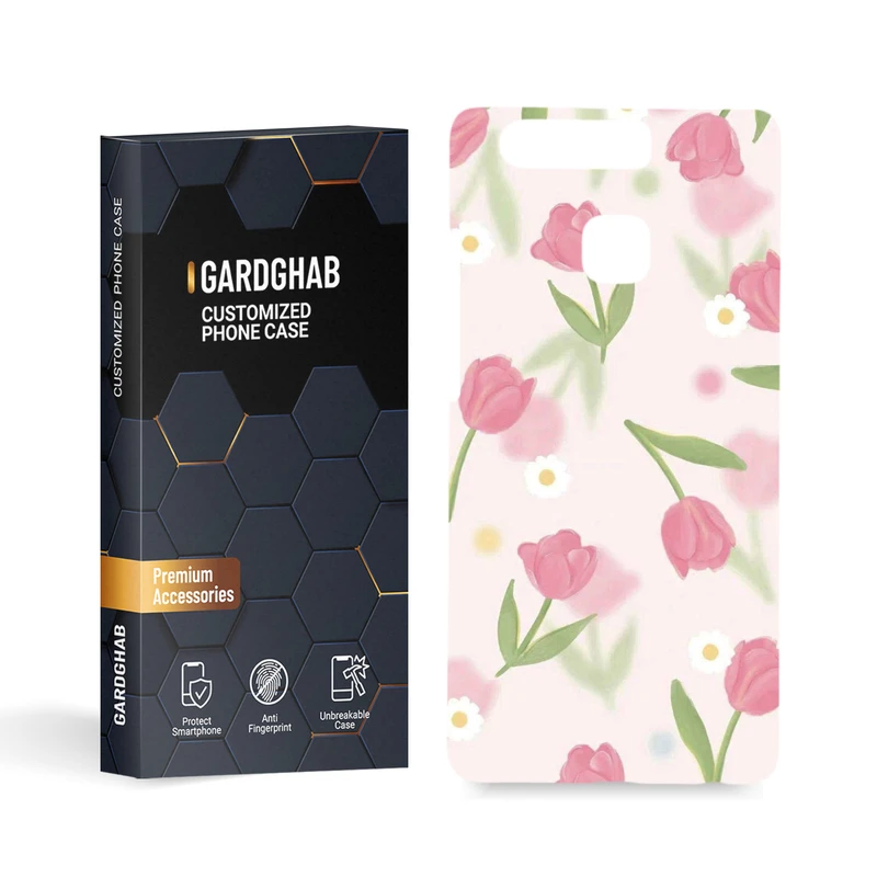 کاور گارد قاب مدل گل مناسب برای گوشی موبایل هوآوی P9