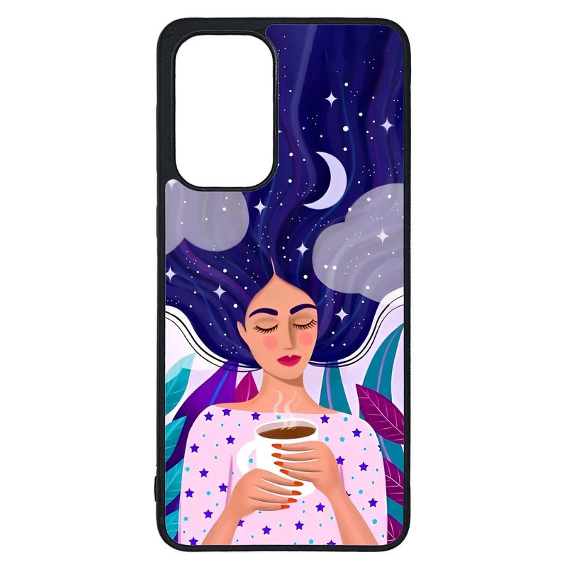 کاور طرح نقاشی دختر کد G-095 مناسب برای گوشی موبایل سامسونگ Galaxy A23 / A23 5G