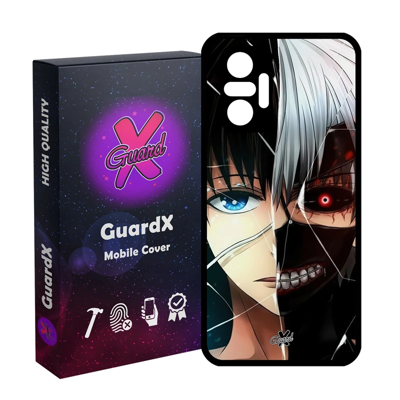 کاور گارد ایکس طرح توکیو غول انیمه مدل Glass10559 مناسب برای گوشی موبایل شیائومی Redmi Note 10 Pro/Note 10 Pro Max