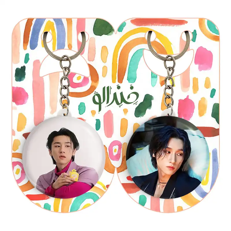 جاکلیدی خندالو مدل آی ام گروه مانستا اکس MONSTA X کد 2112121117 مجموعه 2 عددی