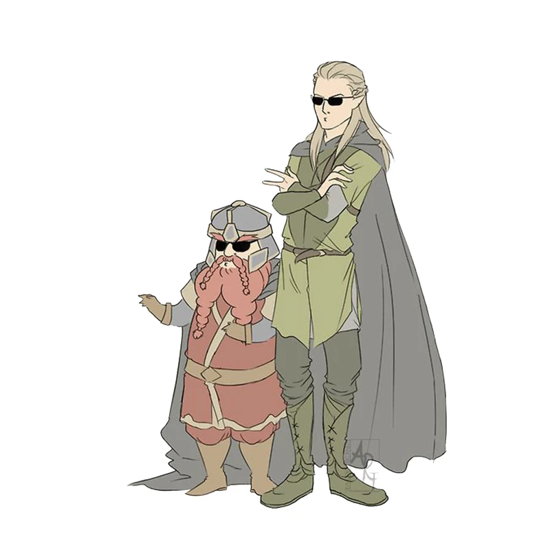 استیکر لپ تاپ و موبایل مدل سریال طرح ارباب حلقه ها The Lord of the Rings کد 4974