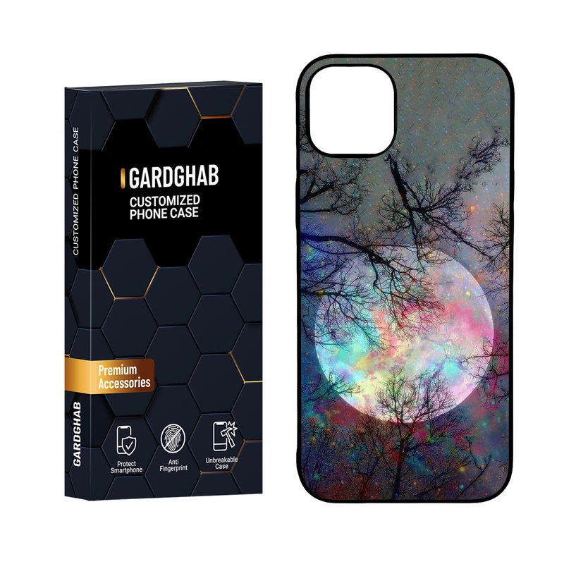  کاور گارد قاب مدل پشت گلس طبیعت مناسب برای گوشی موبایل  اپل iPhone 15 Plus