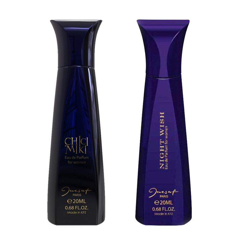 عطر جیبی زنانه ژک ساف مدل Night Wish حجم 20 میلی لیتر به همراه عطر جیبی زنانه ژک ساف مدل Chici Miki حجم 20 میلی لیتر عطر جیبی زنانه ژک ساف مدل Night Wish حجم 20 میلی لیتر به همراه عطر جیبی زنانه ژک ساف مدل Chici Miki حجم 20 میلی لیتر