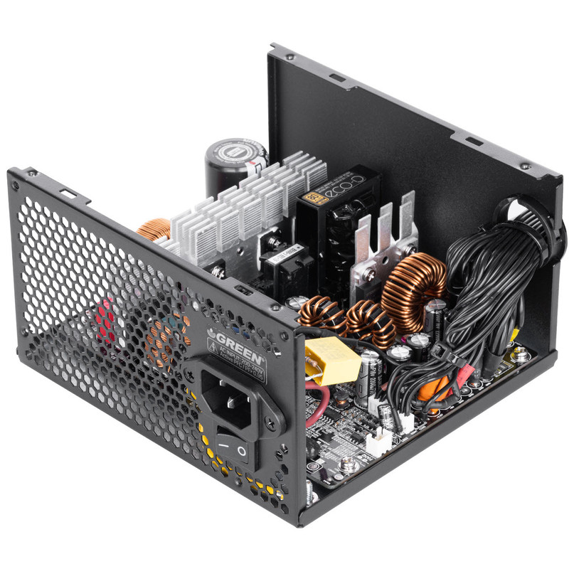 منبع تغذیه کامپیوتر 550 وات گرین مدل GP550A-ECO D