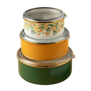 ظرف نگهدارنده انگلیش هوم مدل Flower Spree مجموعه سه عددی