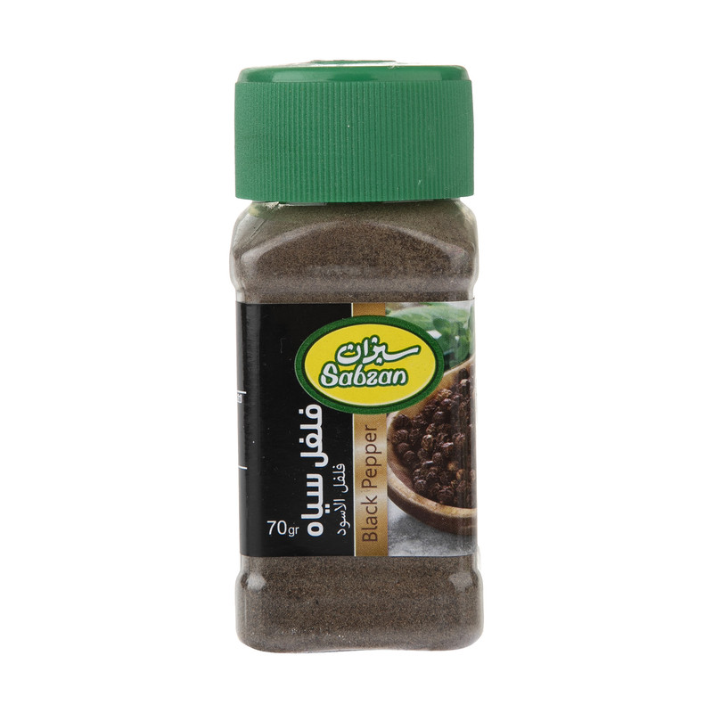 فلفل سیاه سبزان - 70 گرم