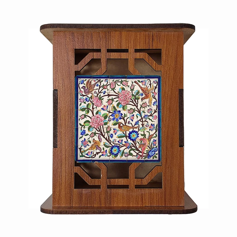 جامدادی رومیزی مبین ایده مدل گل و مرغ Gh5 کد 1279