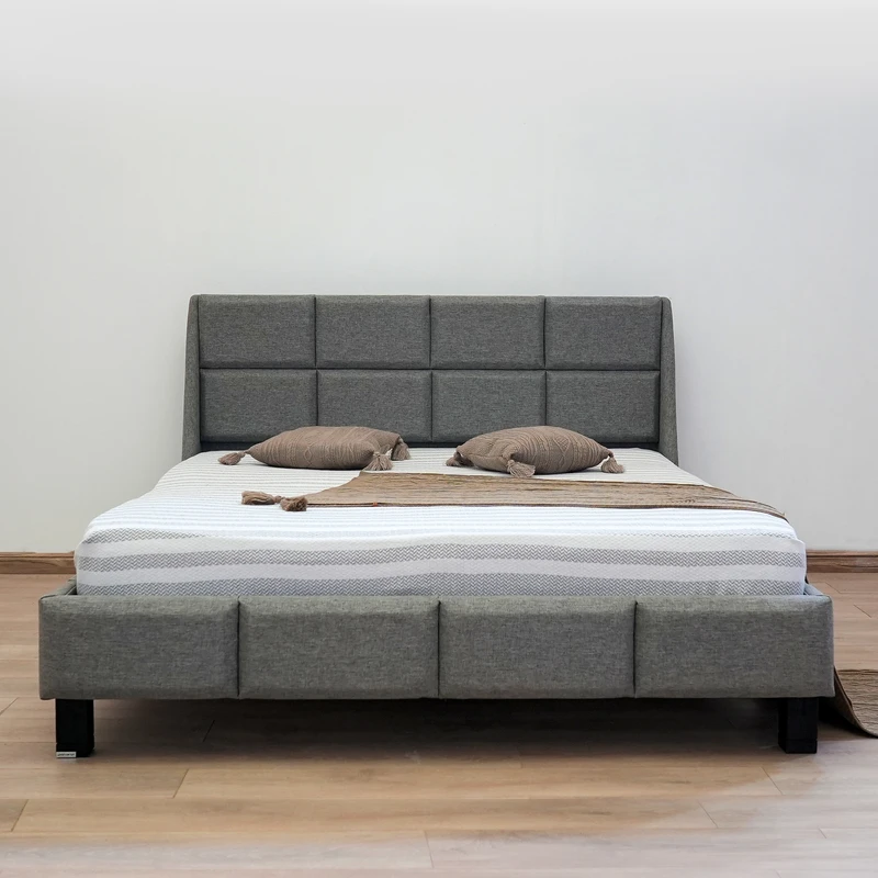 تخت خواب چوبی 2 نفره دیزه چوب ایرانیان مدل آستان سایز 200x160 سانتی متر