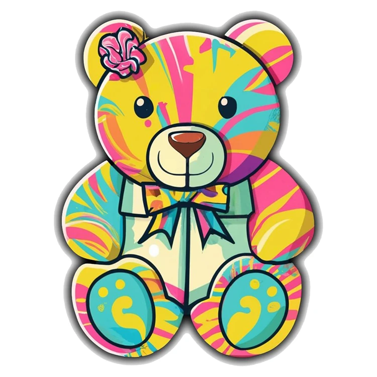 استیکر پارچه و لباس پاد آفرین مدل کارتونی کد S1642