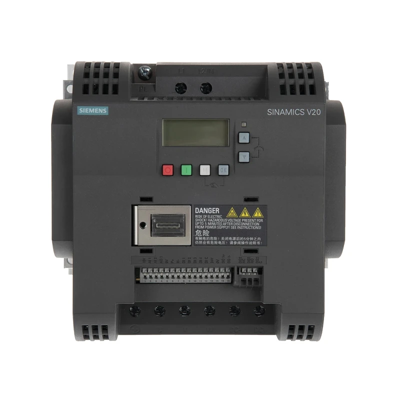 کنترل دور موتور تک فاز زیمنس مدل6SL3210-5BB22-2UV1  