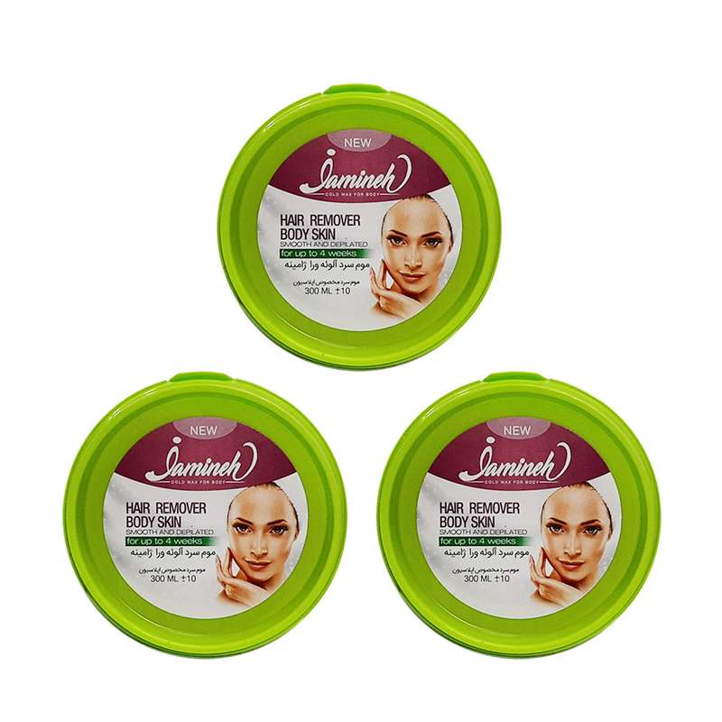موم موبر ژامینه مدل Aloevera حجم 300 میلی لیتر مجموعه ۳ عددی