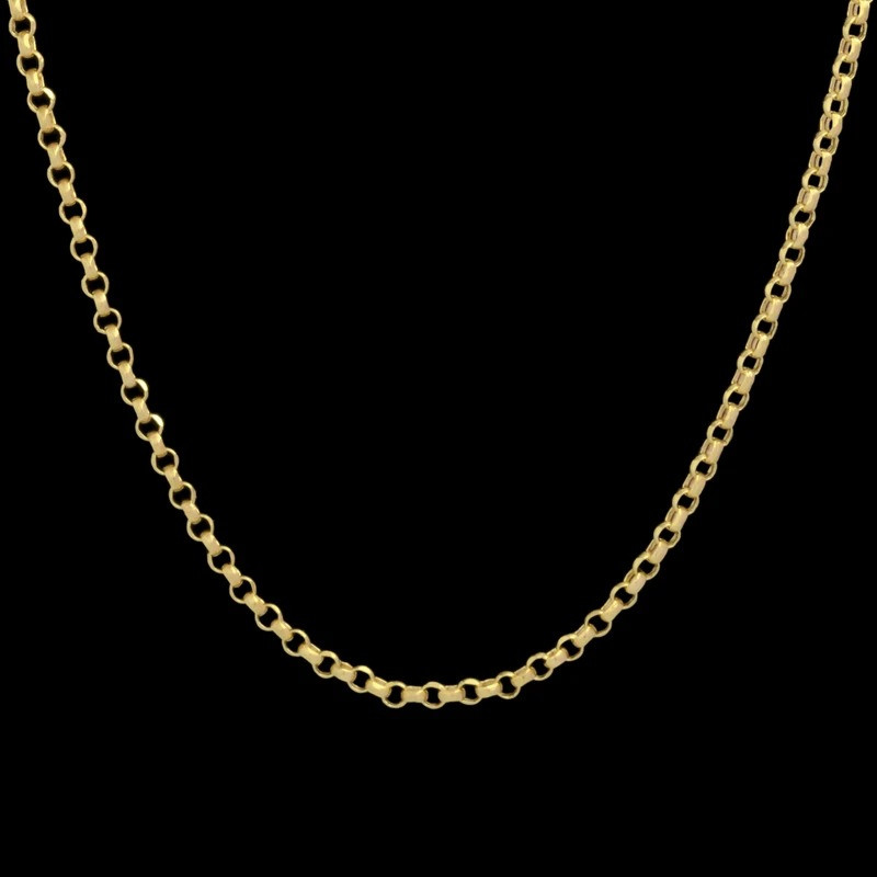 زنجیر رولو طلا 18 عیار زنانه طلای مستجابی مدل T132 کد 50