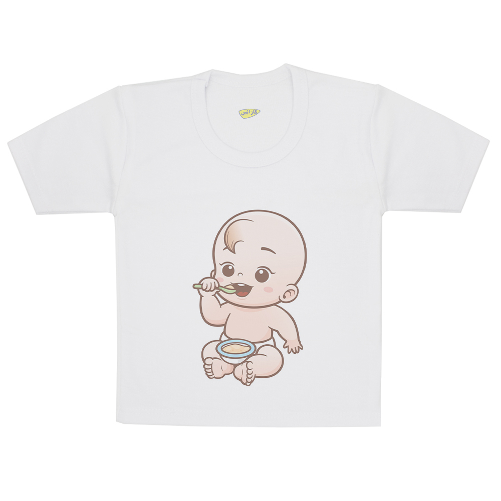 تی شرت آستین کوتاه نوزادی کارانس مدل TSB-3001