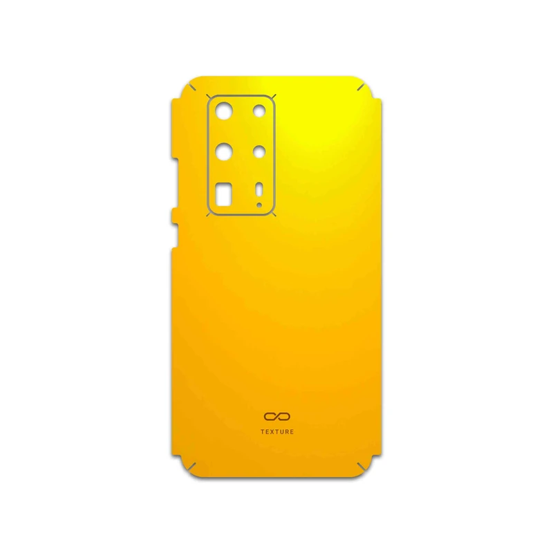 برچسب پوششی ماهوت مدل Matte-Deep-Mustard مناسب برای گوشی موبایل هوآوی P40 Pro Plus