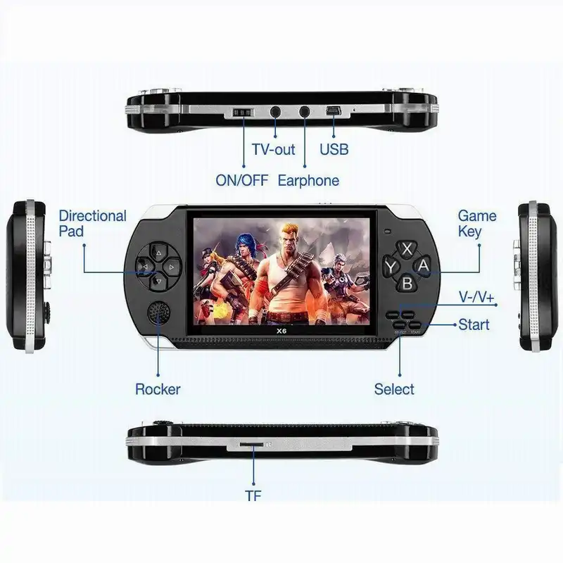 کنسول بازی پرتابل مدل X6 4.3inch