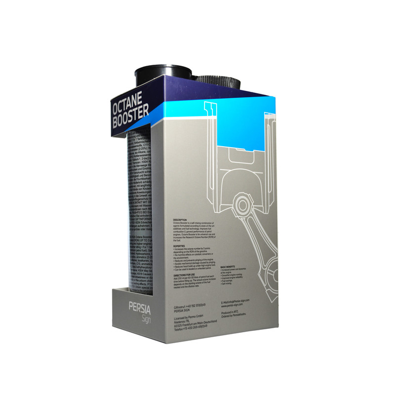 اکتان و مکمل سوخت پرشیا ساین مدل NEW FORMAT حجم 250 میلی لیتر
