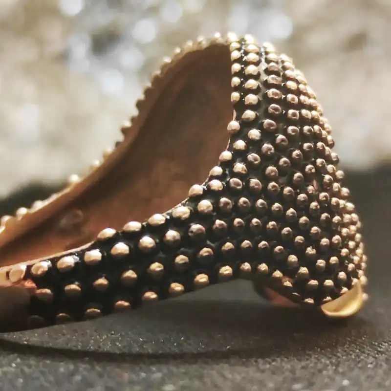 انگشتر مردانه مدل اسکلت کد GL135