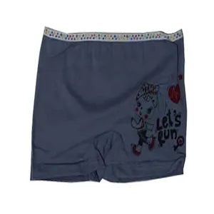 شورت دخترانه طرح قلب رتگ خاکستری