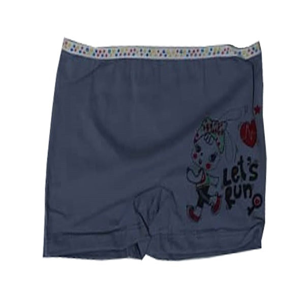 شورت دخترانه طرح قلب رتگ خاکستری