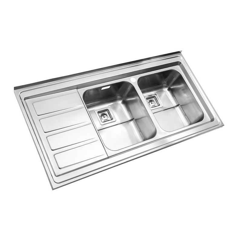 سینک ظرفشویی استیل البرز مدل 764 روکار