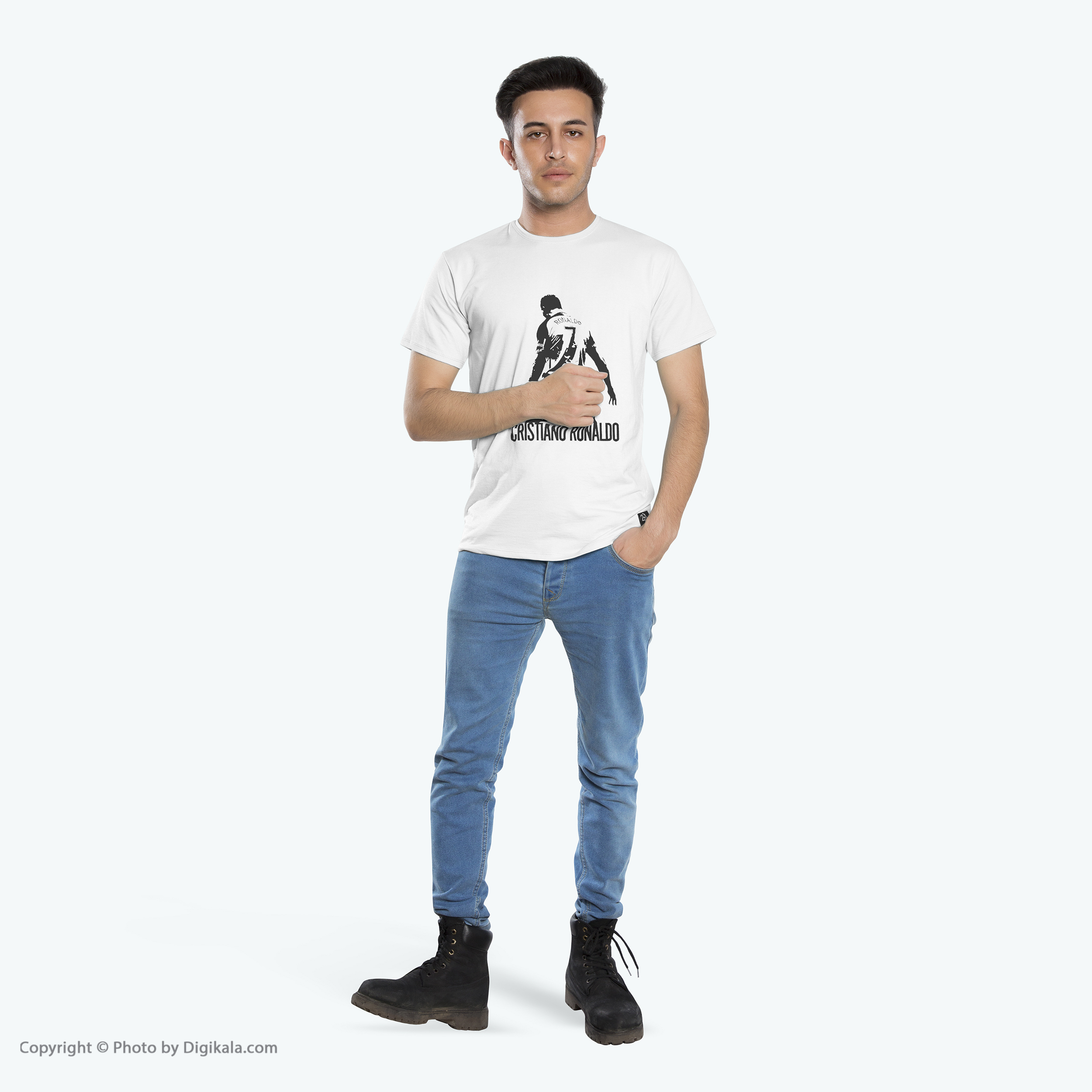 تی شرت مردانه به رسم طرح رونالدو کد 3346