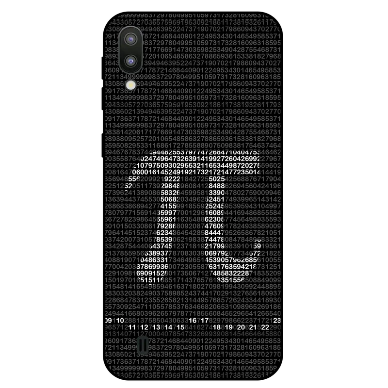 کاور مگافون طرح عدد پی مدل 7240 مناسب برای گوشی موبایل سامسونگ Galaxy M10