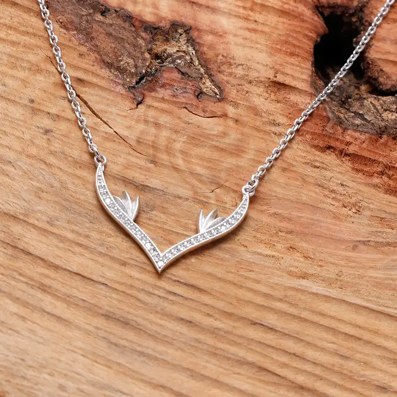 گردنبند نقره زنانه مدل G-348