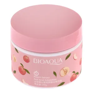 کرم لایه‌بردار صورت و بدن بی آکوا مدل Peach مناسب برای انواع پوست وزن 140 گرم