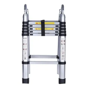 نردبان 10 پله اینتیمکث مدل تلسکوپی دوبل کد 160201