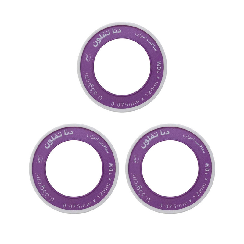 نوار تفلون دنا مدل 10 بسته 3 عددی